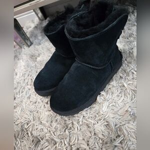 UGG Black Suede Boots